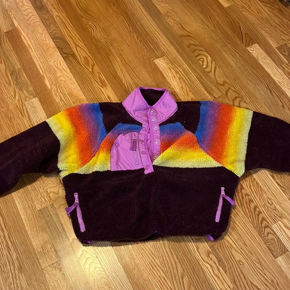 Free People Hit the Slopes Printed Pullover Size XSmall NWT. - Picture 6 of 16